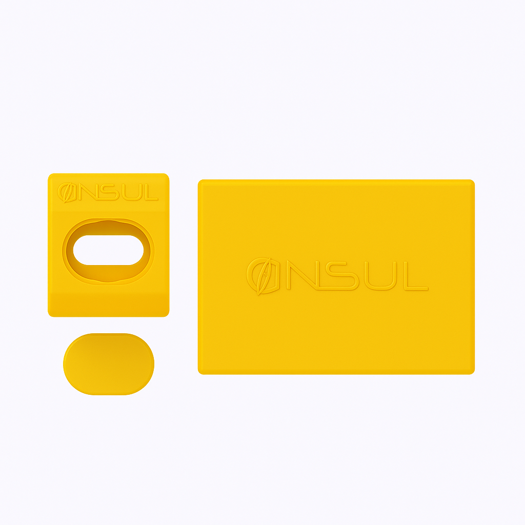 Tampa de poste e fixador